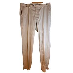 Peter Millar Collection Mens Perfect‎ Poplin Pants Khaki Size 38